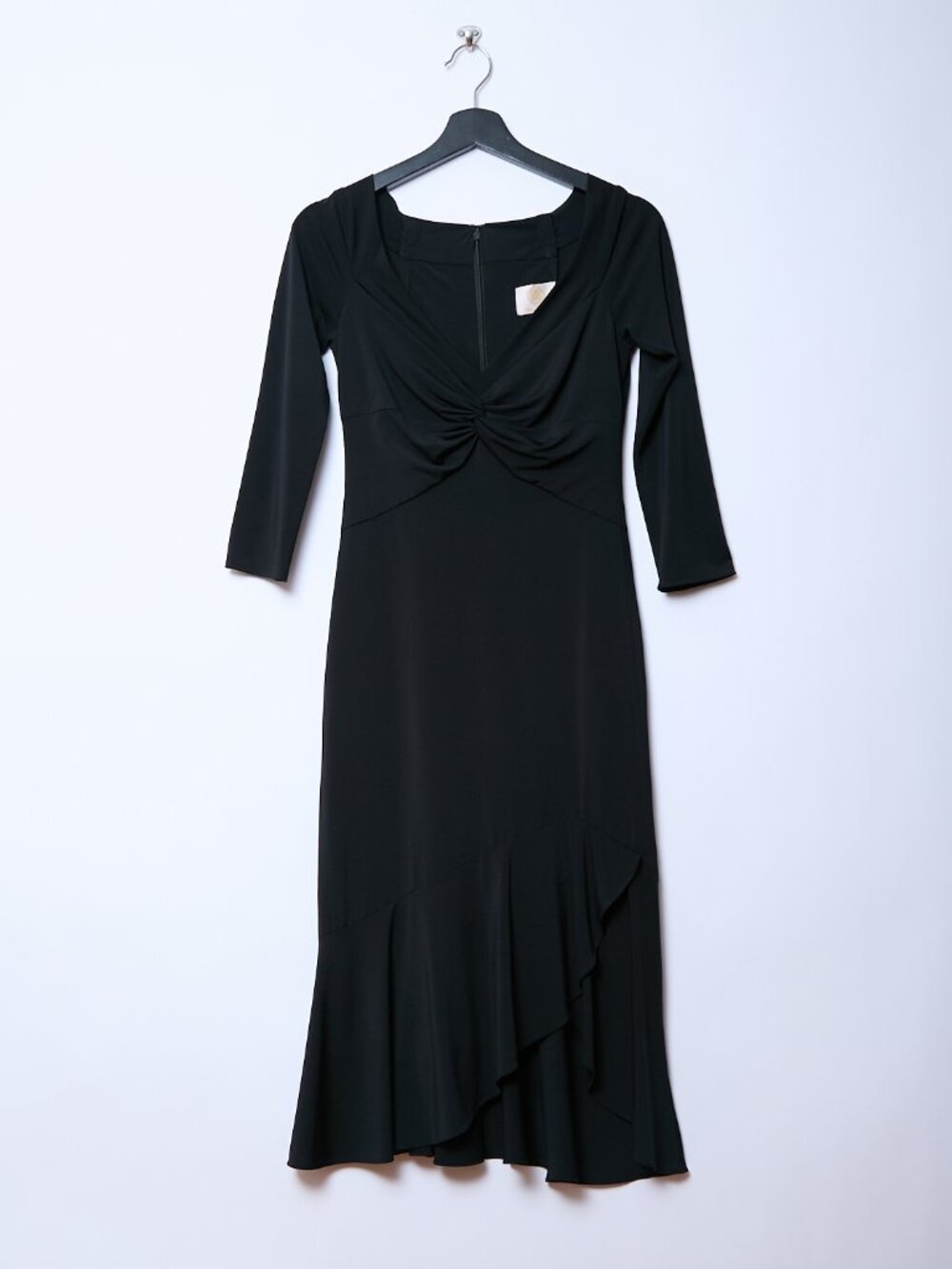 Vintage Vera Wang Dress Ruffle 00s Y2K Whimsigoth Dark Romance Witch Goth Small